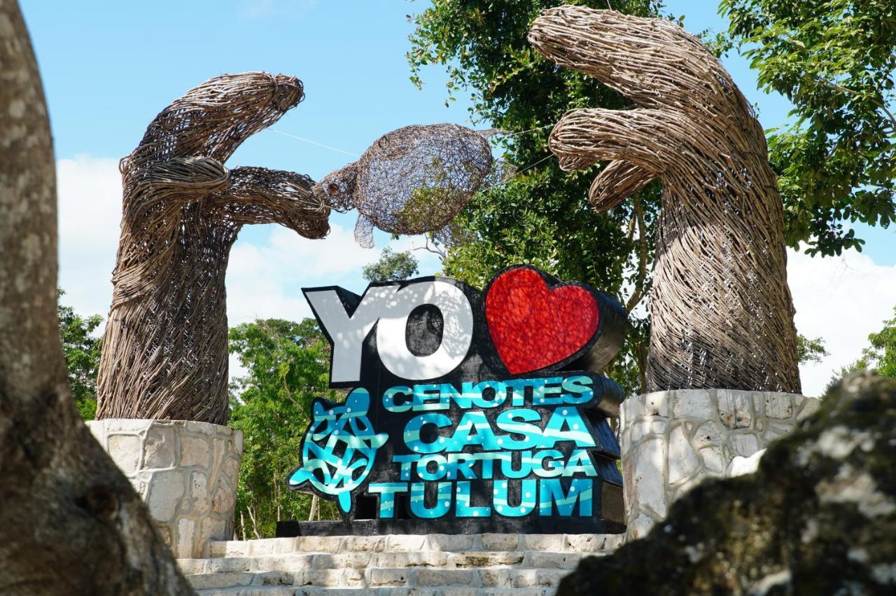 Hotel Casa Tortuga Tulum - Cenotes Park Inclusive Exteriör bild