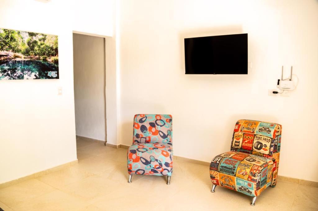 Hotel Casa Tortuga Tulum - Cenotes Park Inclusive Exteriör bild A room at the center